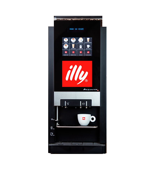 Illy branded Aequator Mexico | Illy op het werk | koffiemachines voor bedrijven | KoffiePartners