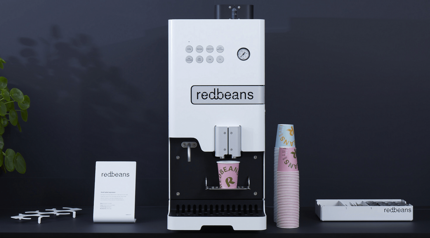 Redbeans koffiecorner | Redbeans Beanmachine XL | KoffiePartners