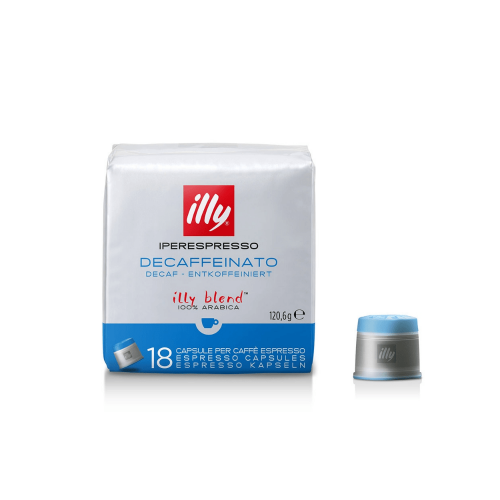 illy iperespresso decaf koffiecapsules | KoffiePartners