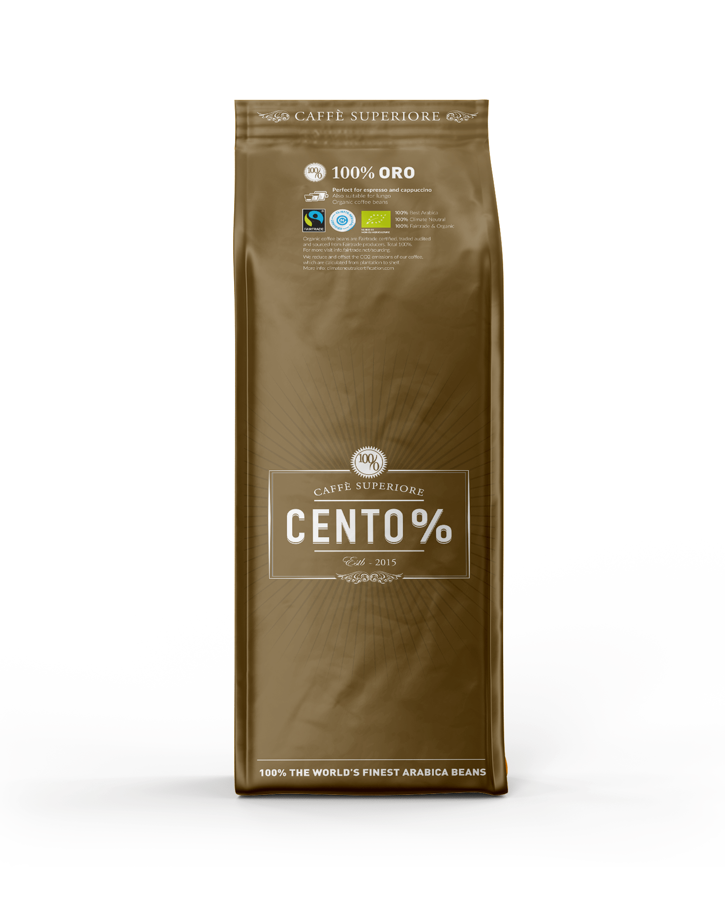 Cento Oro espressobonen | KoffiePartners