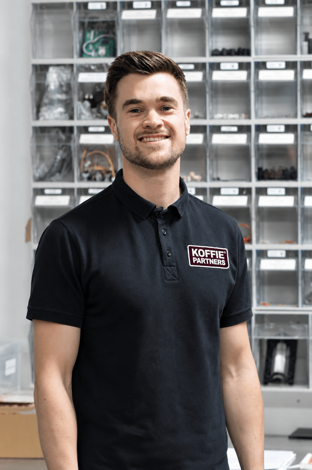 Koffemonteur Sven Technische ruimte | KoffieParnters